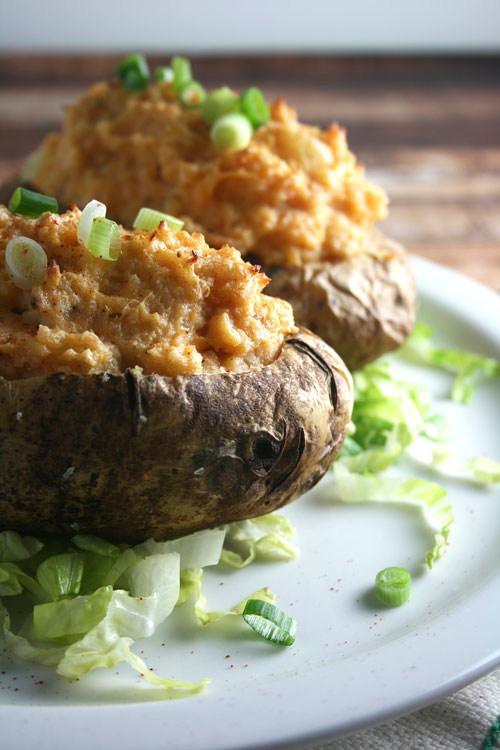 Cajun Crab-Stuffed Baked Potatoes
