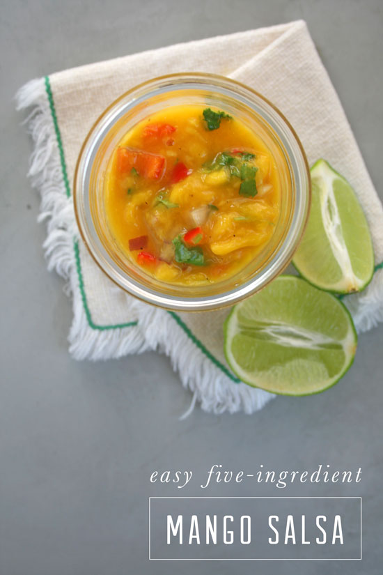 Easy Five Ingredient Mango Salsa