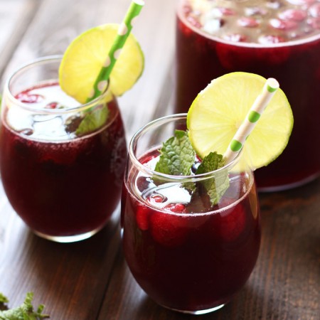 5 Minute Citrus-Berry Sangria