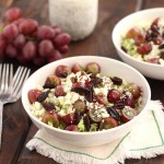 Chopped Brussels Sprouts Salad with a Poppy Seed Dressing
