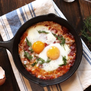 Easy Shakshouka for One