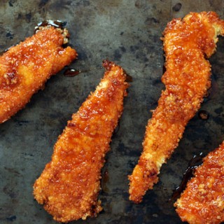 Baked Buffalo Chicken Fingers